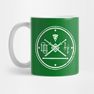 TMNT Weapons Emblem Mug